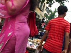 Beautiful Desi with Curvy Ass in Pink